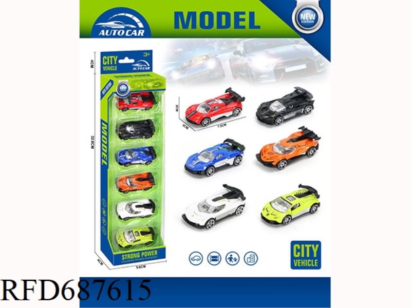ALLOY SLIDING SPORTS CAR