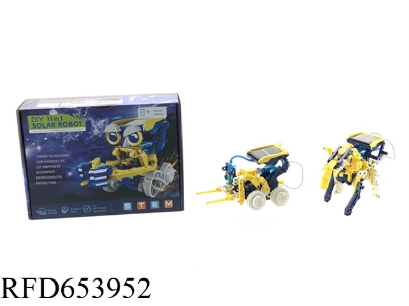 11 IN 1 SOLAR ROBOT