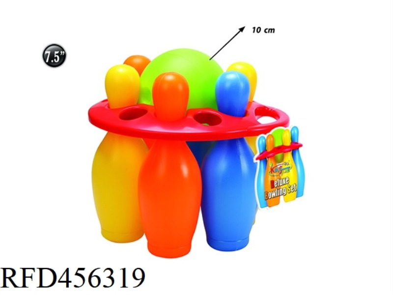 7.5 PORTABLE BLOWN BOWLING BALL