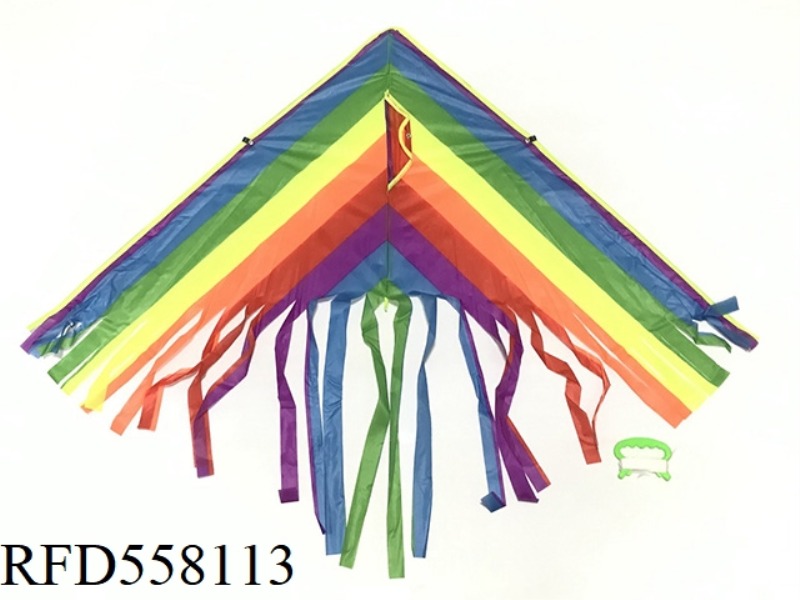 119CM WIDE COLORFUL STRIPE KITE