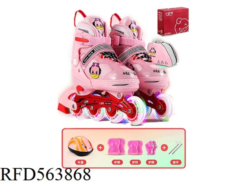 (NEW) MARS DUCK SET SKATES SH8082 PINK M