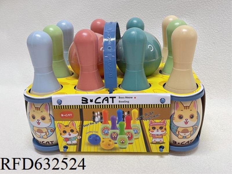 LARGE PORTABLE BOWLING SET
