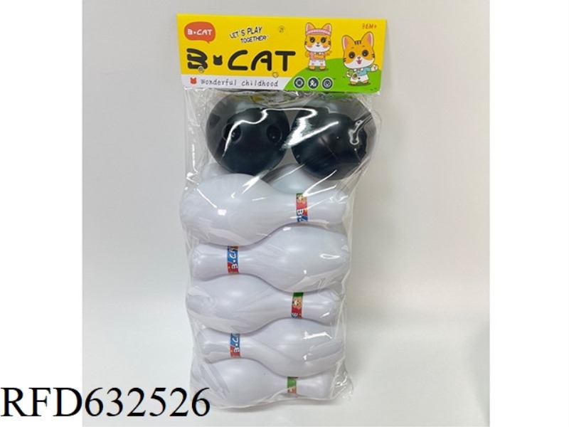 BOWLING SET (10 BOWLS+2 BALLS)