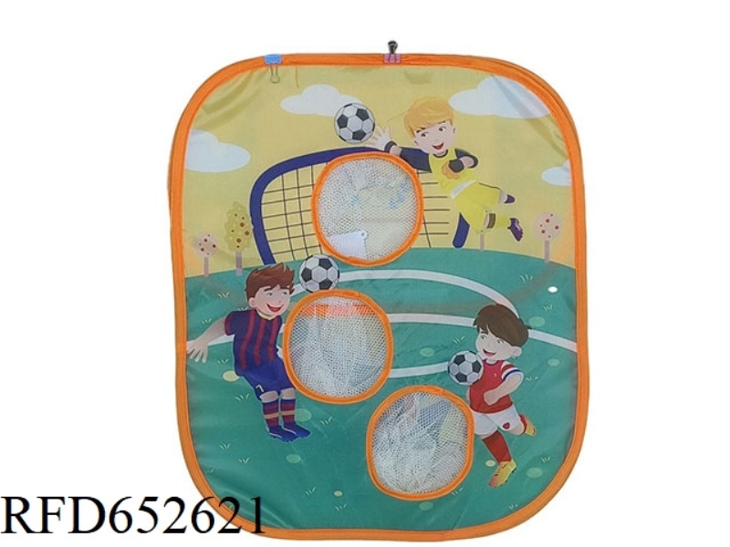 THREE IN ONE SANDBAG THROWING TARGET/FOOTBALL KID