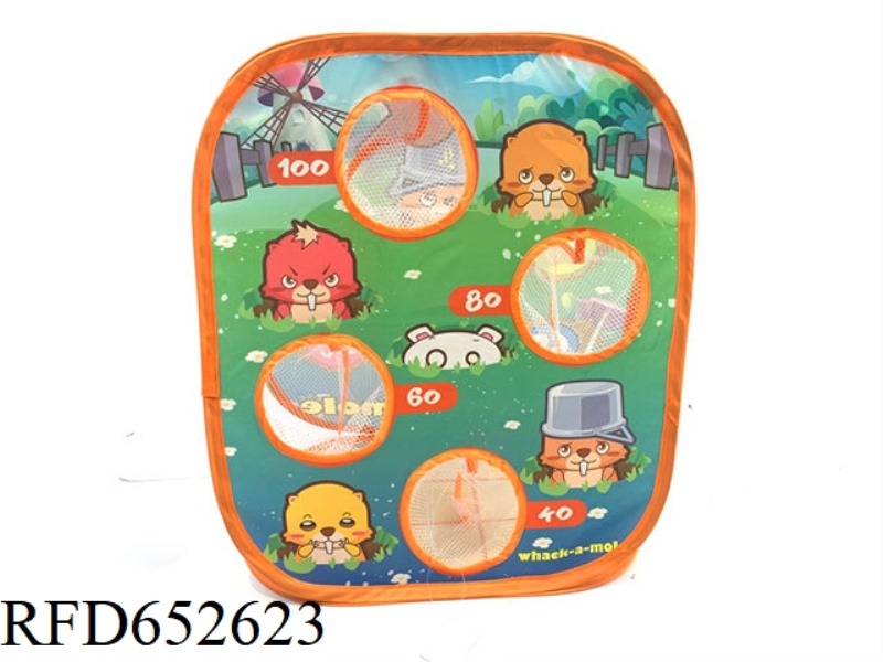 THREE IN ONE SANDBAG THROWING TARGET/GROUNDHOG
