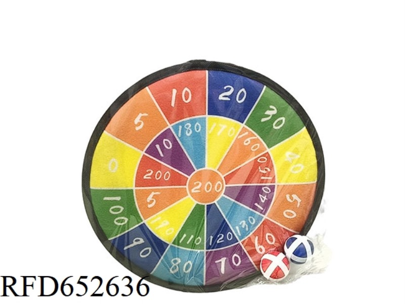 200 POINTS RAINBOW 28CM DIAMETER (CORRUGATED BOARD)
