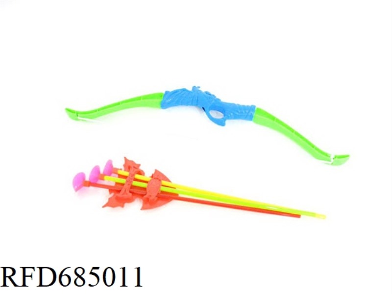 SOLID COLORED BOW AND ARROW