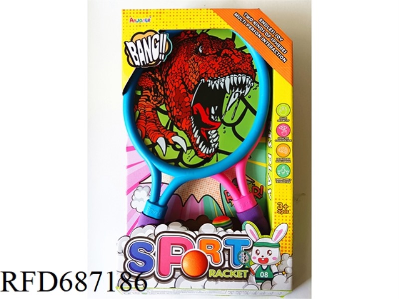 TYRANNOSAURUS REX PET FILM EGG SHAPED RACKET
