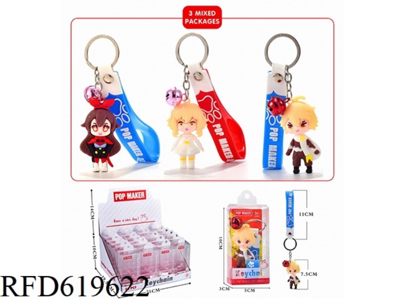 CARTOON KEY CHAIN 24PCS