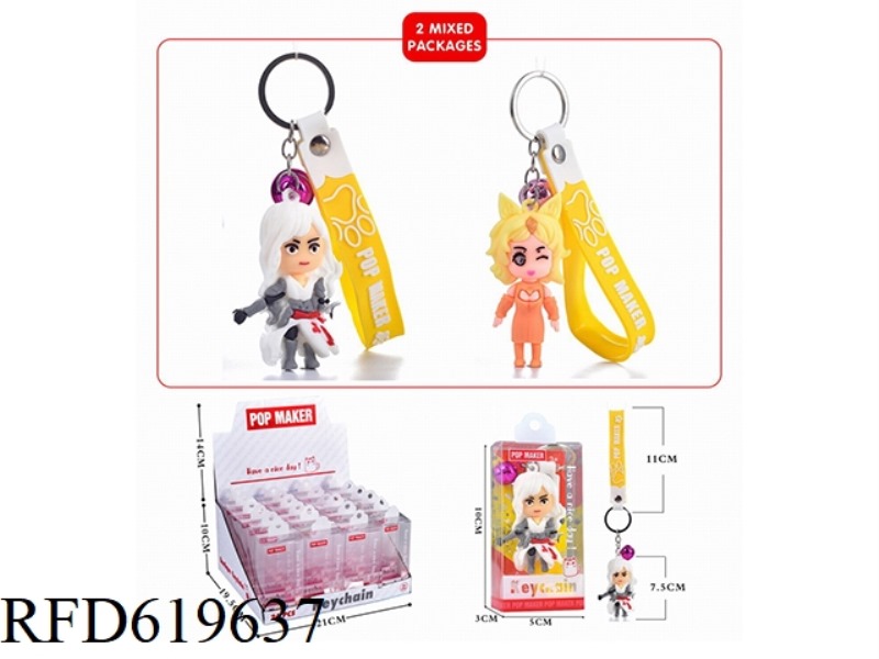 CARTOON KEY CHAIN 24PCS