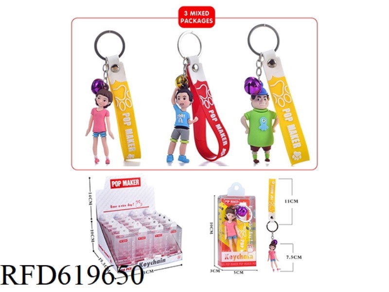 CARTOON KEY CHAIN 24PCS