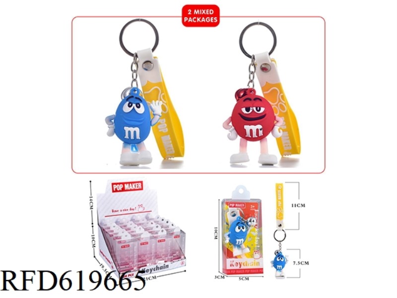 CARTOON KEY CHAIN 24PCS