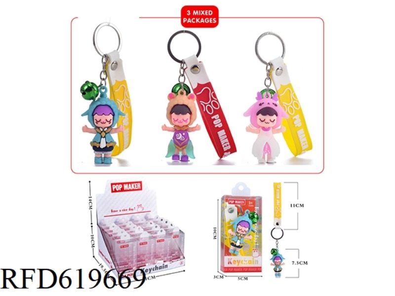 CARTOON KEY CHAIN 24PCS