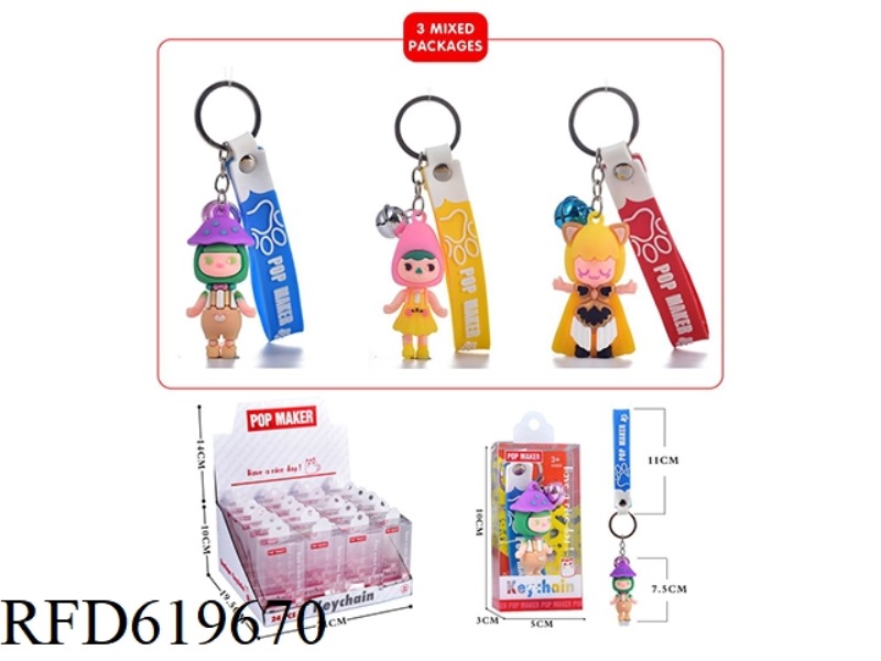 CARTOON KEY CHAIN 24PCS
