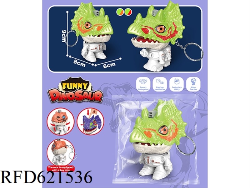 MUNCHON DINOSAUR ROBOT WITH KEYCHAIN