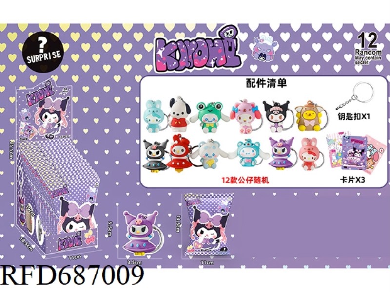 CULOMI KEYCHAIN DOLL CARD BLIND BAG 12PCS