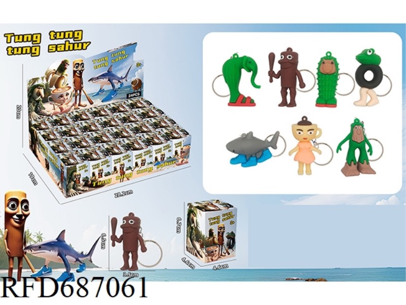 WOODEN STICK FIGURE MOUNTAIN SEA CLASSICS DOLL BLIND BOX 24PCS