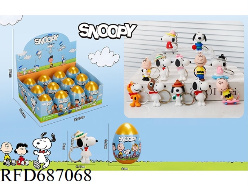 SNOOP DOLL KEY CHAIN BLIND EGG 12PCS