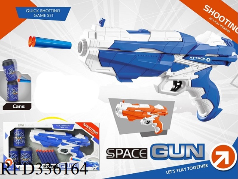 EVA soft bullet gun/blue orange mixed