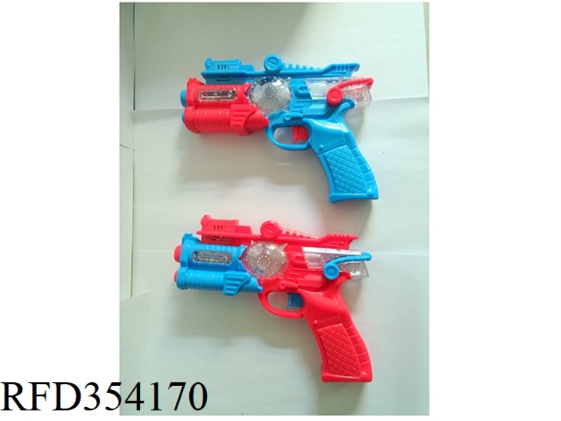 SOLID COLOR COLORFUL SPACE GUN/6PCS