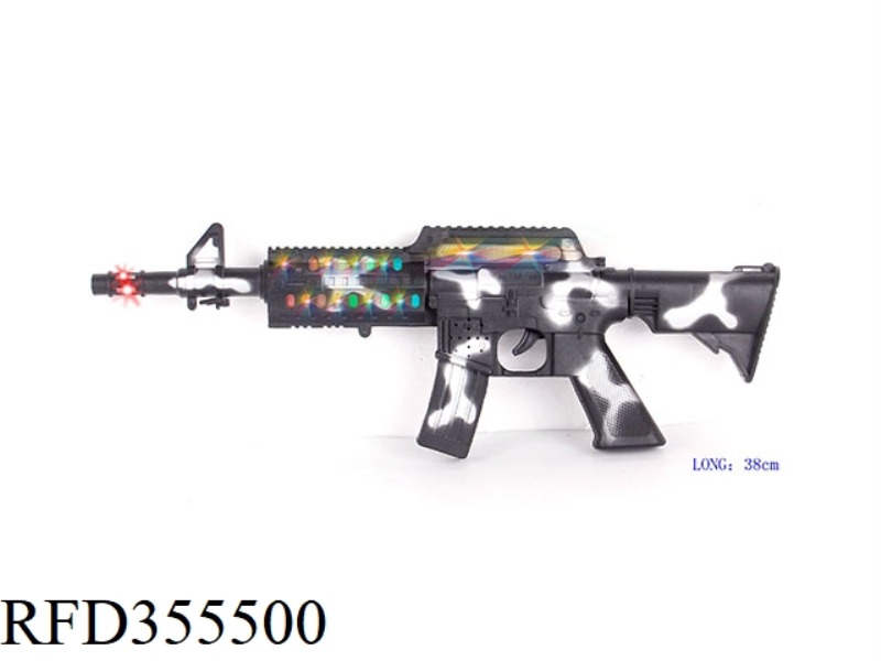 BLACK CAMOUFLAGE LIGHT GUN