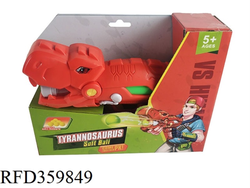 DINOSAUR GUN WITH 4 EVA BALLS