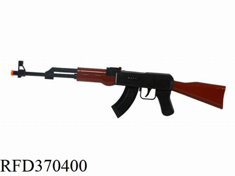 IMITATION FIREWOOD COLOR FLINT GUN (TIP
WILL MOVE)