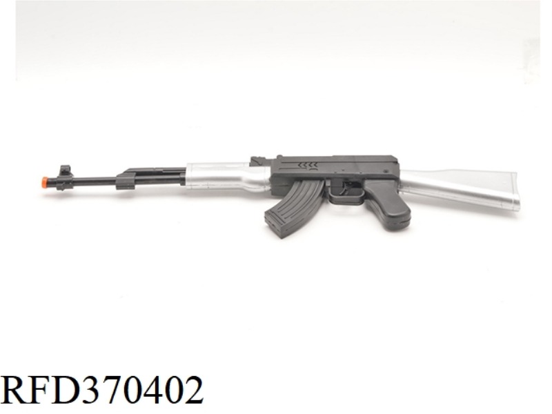 IMITATION SILVER FLINT GUN (TAP HEAD WILL
MOVE)