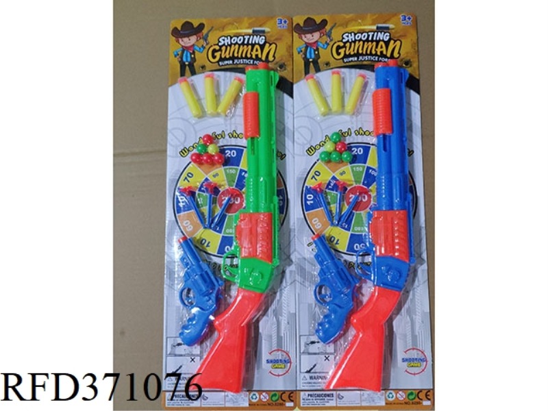 TABLE TENNIS SOFT BULLET GUN WITH REVOLVER
