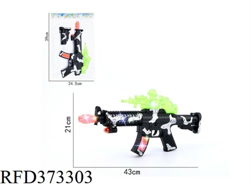 VIBRATING GUN WITH MUSIC LIGHT