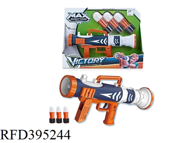 EJECTION SOFT BULLET GUN WITH 3 BULLETS