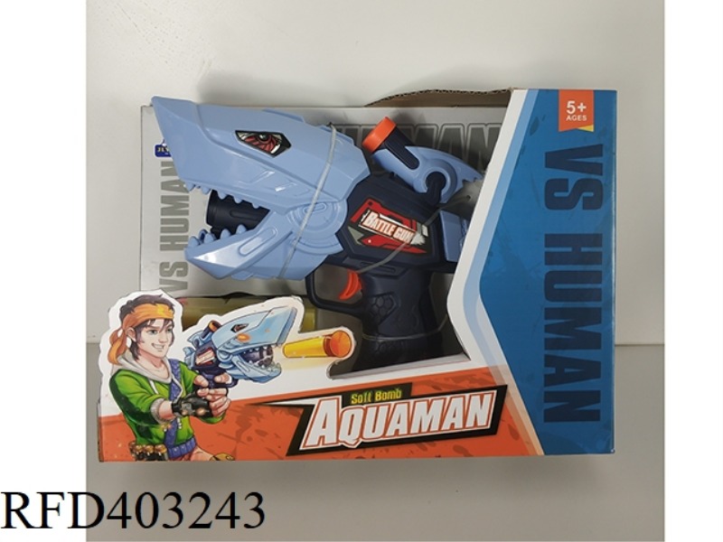DINOSAUR GUN WITH 6 SOFT BULLETS