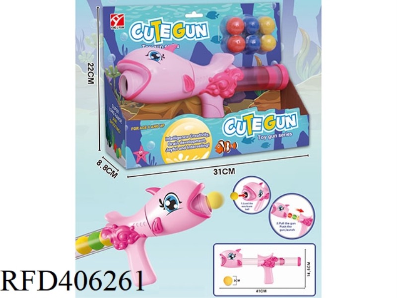 DOLPHIN (RED) AIR POWER GUN