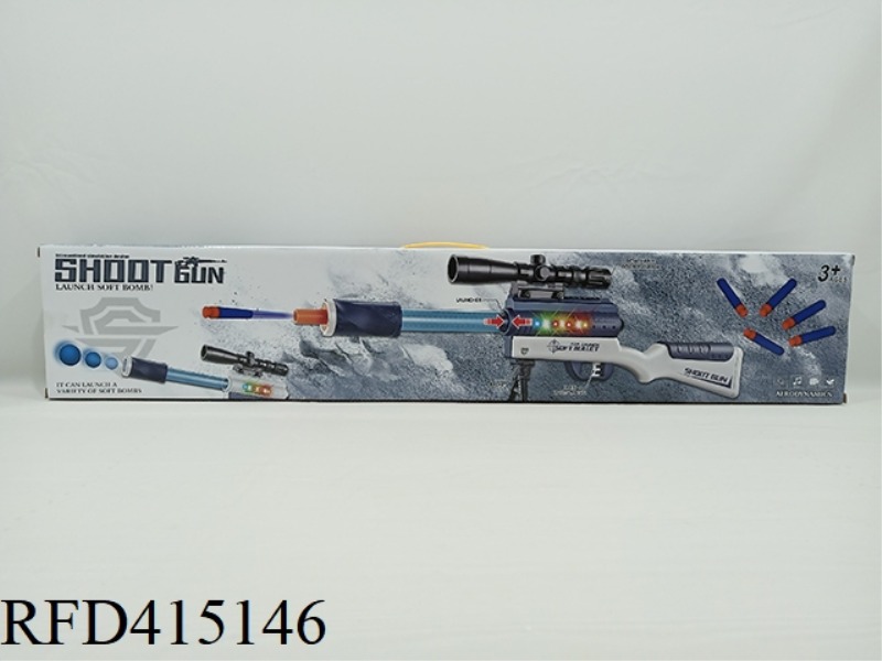 SOUND AND LIGHT SOFT BULLET AIR POWERED GUN