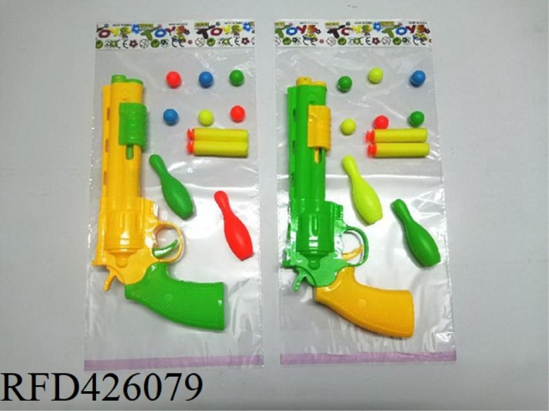 SOLID COLOR SOFT BULLET TABLE TENNIS GUN