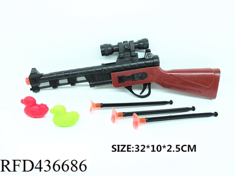 NEEDLE GUN WITH 2 DUCKS