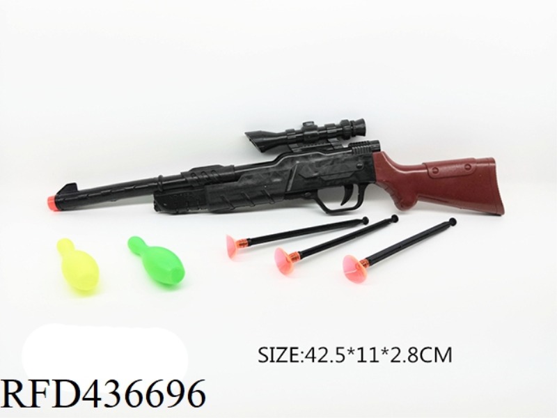 NEEDLE GUN WITH 2 BOWLING BALLS