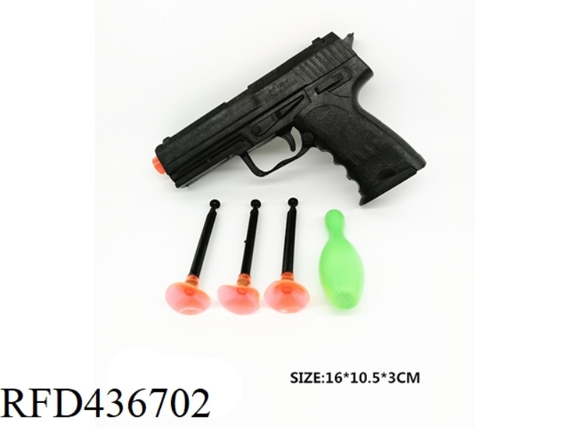 NEEDLE GUN WITH 1 BOWLING BALL