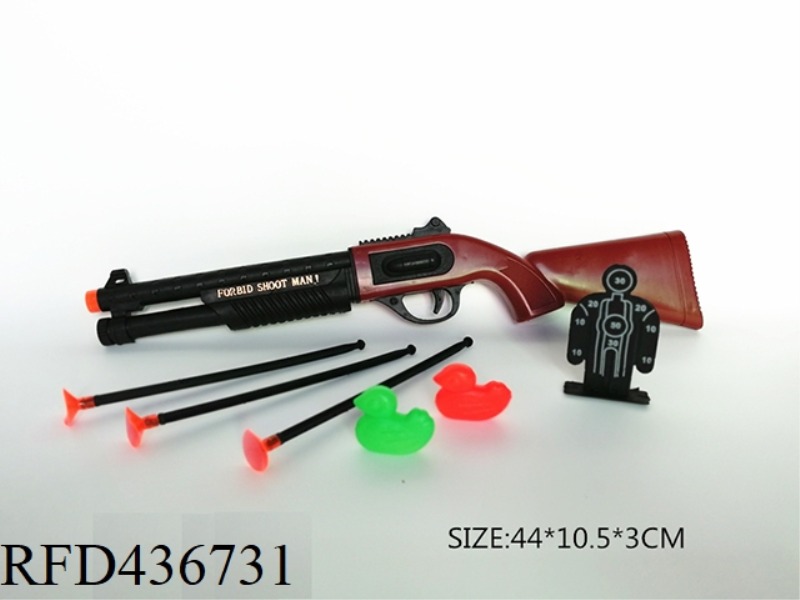 NEEDLE GUN WITH 2 DUCKS AND 1 HUMAN TARGET