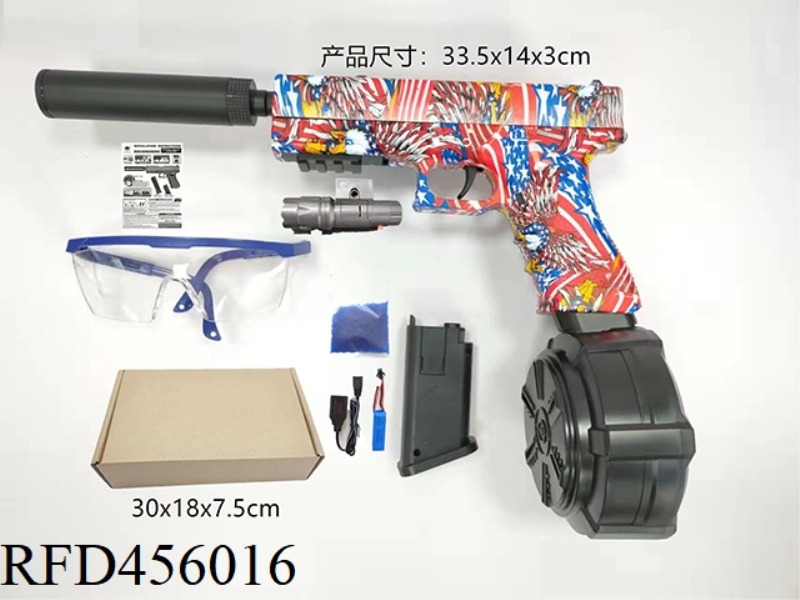 HAND-IN-ONE BURST ELECTRIC GLOCK (SHORT CLIP + DRUM)
