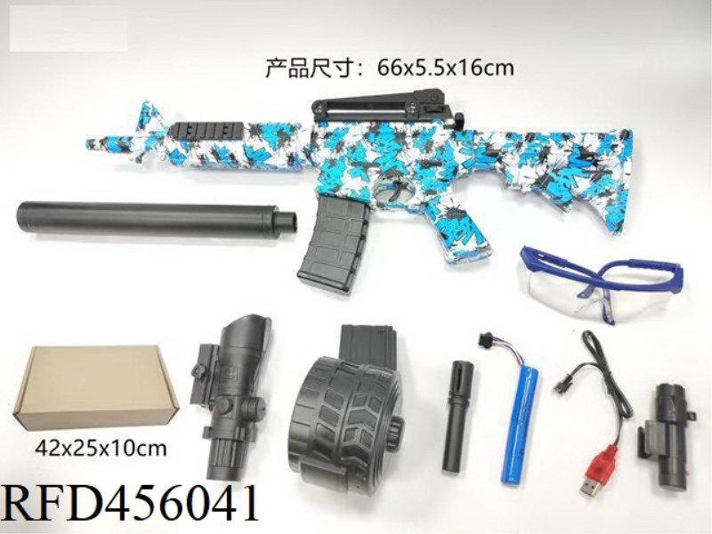 M4A1 MANUAL ELECTRIC BURST MARKER RIFLE BLACK EDITION