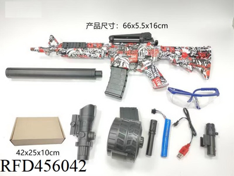 M4A1 MANUAL ELECTRIC BURST MARKER RIFLE BLACK EDITION