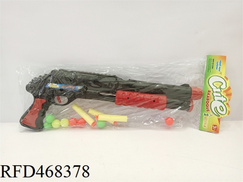 SOLID COLOR EVA SOFT BOMB TABLE TENNIS GUN