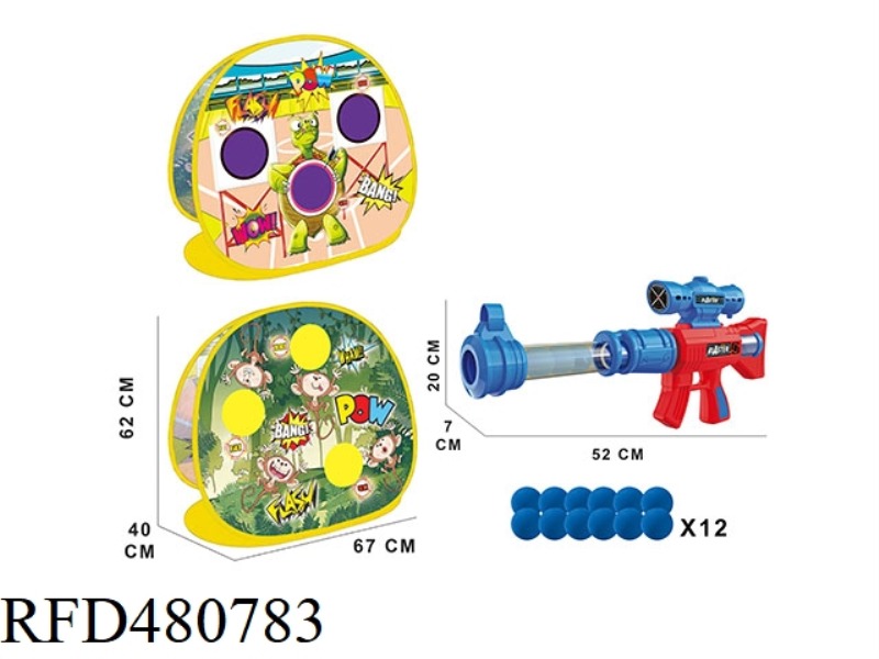 SHOOTING GAME STAND (TURTLE MONKEY 2 IN 1)