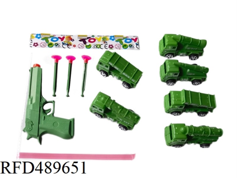 TAXIING MISSILE VEHICLE WITH MILITARY NEEDLE GUN