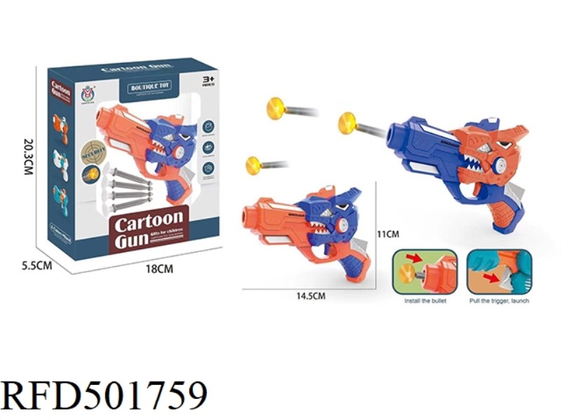 CATAPULT DINOSAUR NEEDLE GUN WITH 4 GUN PINS