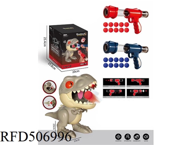 SHOOT THE DINOSAUR SOFT BULLET GUN