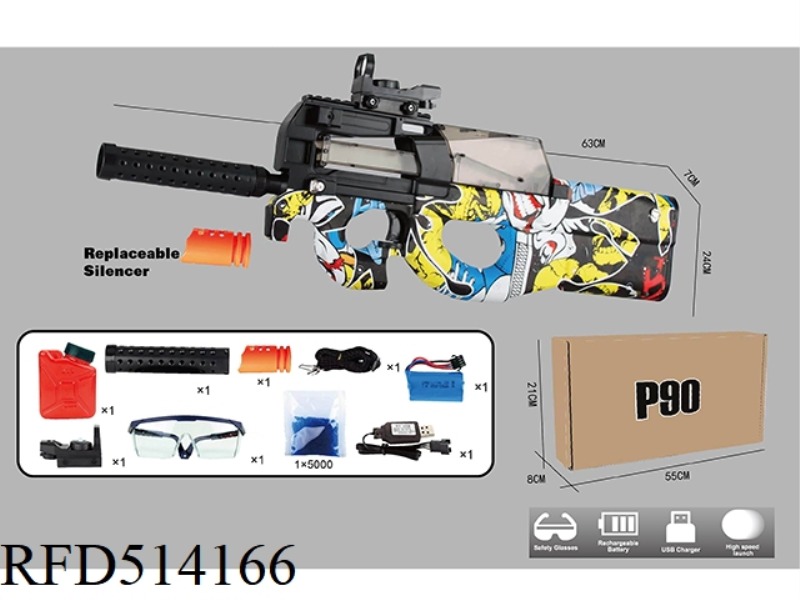P90 YELLOW GRAFFITI