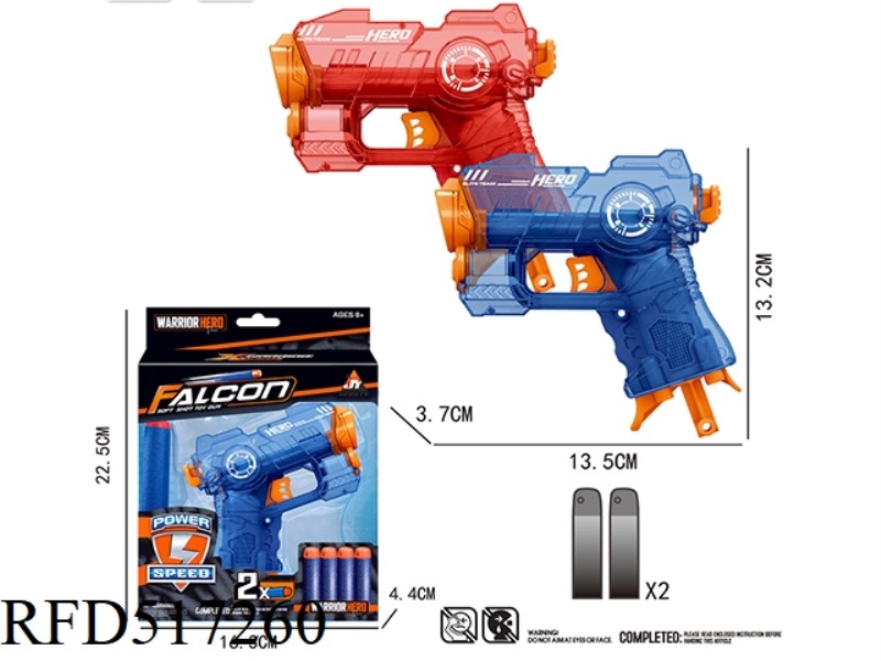 MANUAL SINGLE SHOT TRANSPARENT SOFT GUN