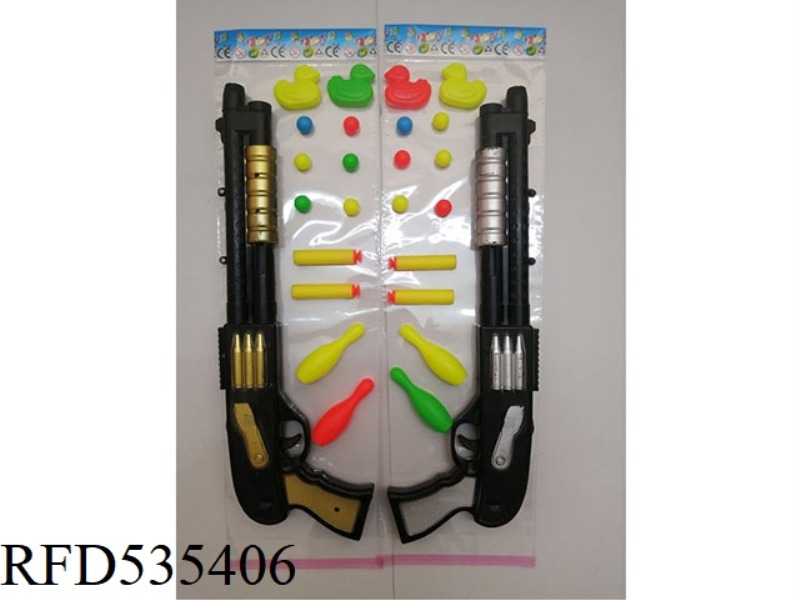 SPRAY PAINTED SOFT SHOT TABLE TENNIS GUN